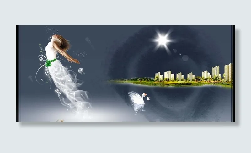 房地产海报图片psd模版下载