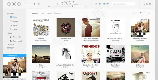 音乐app界面设计psd分层