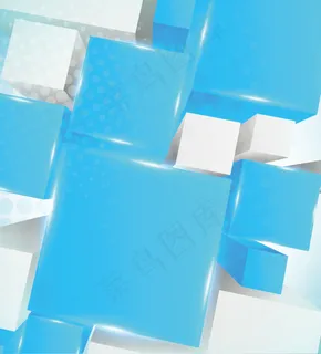 3D方块矢量素材