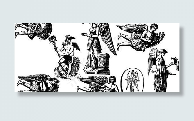 翅天使免费矢量