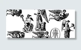 翅天使免费矢量