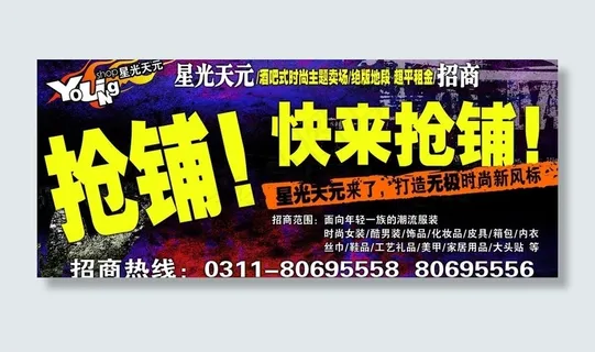 星光天元大型招商海报图片