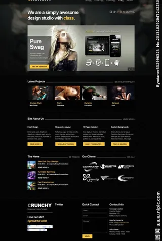 半透明人物背景模板图片