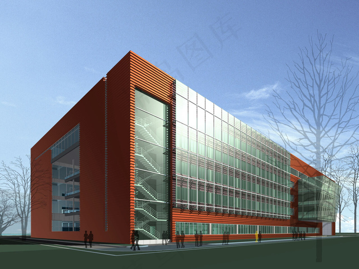 教学楼效果图图片