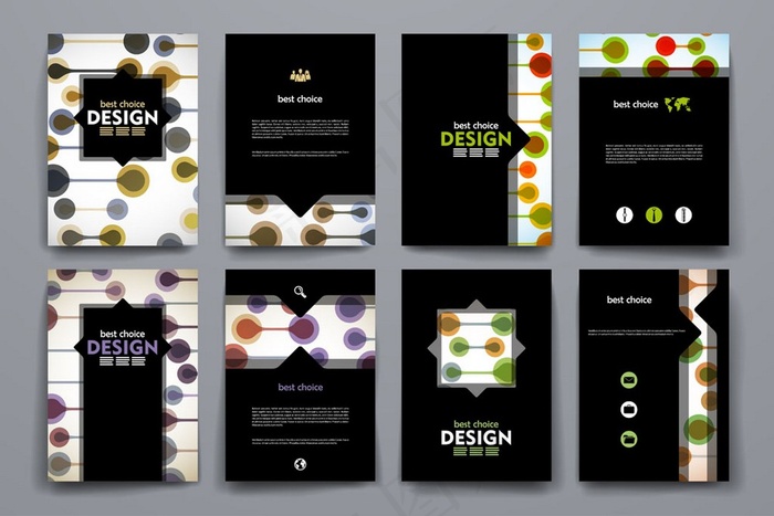 彩色圆环画册图片