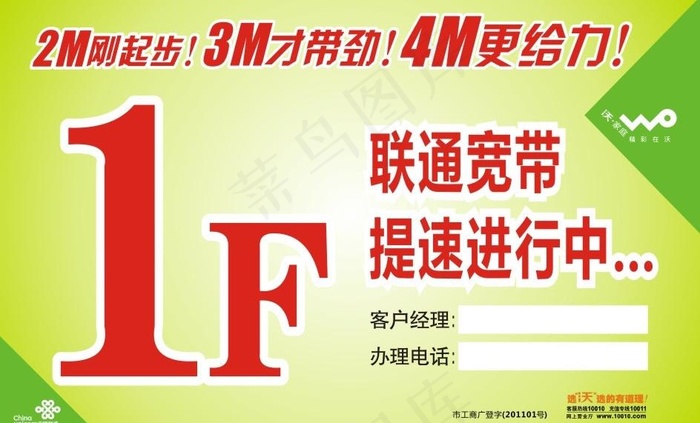 联通楼层贴图片cdr矢量模版下载