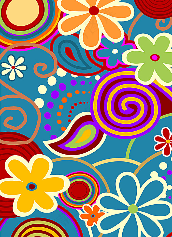 精美花纹底纹图片