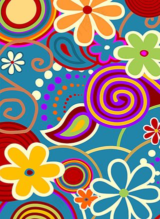 精美花纹底纹图片