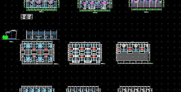 徽派三层联排别墅建筑设计平面图&n... 徽派三层联排别墅建筑设计平面图&n...