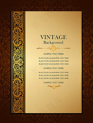 邀请函矢量素材