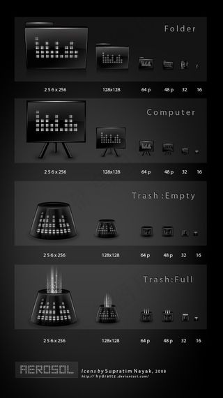 黑色质感图标png图标（png&i...