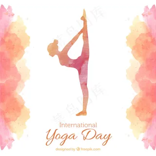 黄色背景矢量图