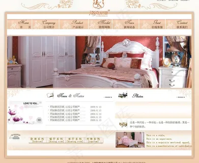 白色欧式家具图片