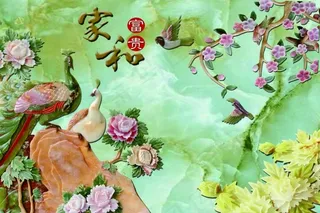 美尚美格3D仿彩雕背景墙