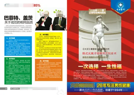 高端男科 包皮硬广 男科杂志 医疗...