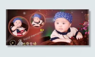 儿童相册模版图片