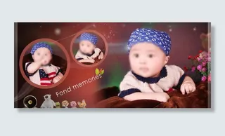 儿童相册模版图片