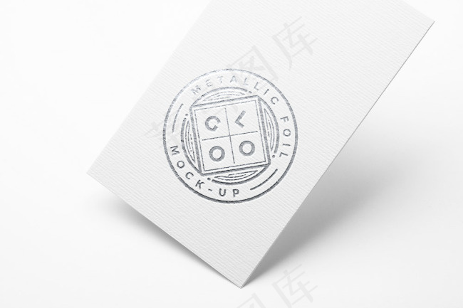 金属箔logo标识VI模型(3000X2000(DPI:72))psd模版下载