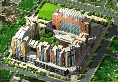 小区建筑图后期加工图片