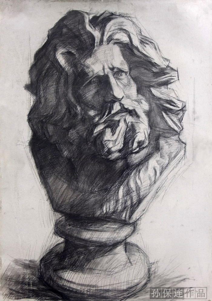 素描石膏像图片