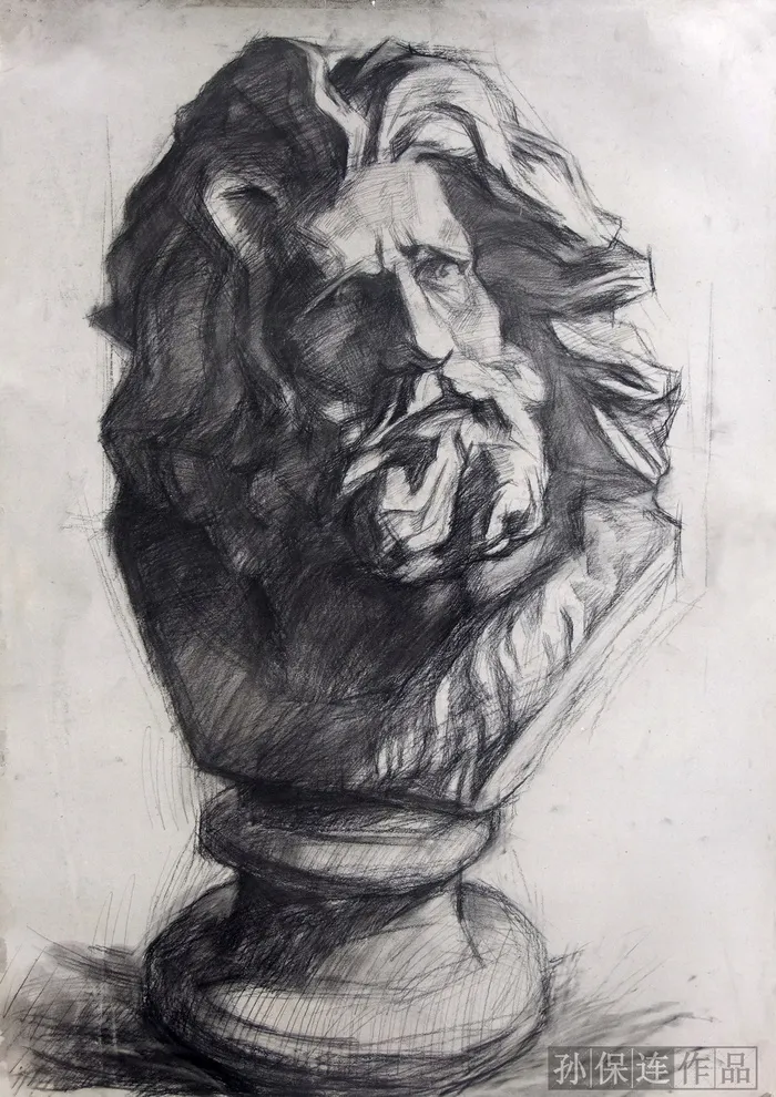 素描石膏像图片