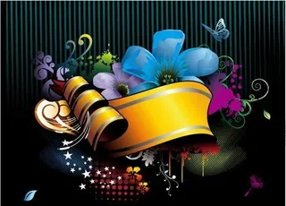 矢量潮流元素 banner 丝带 ...