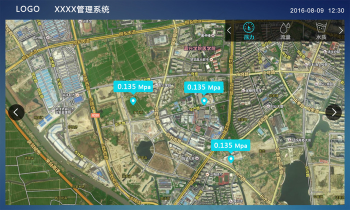 系统区域数据展示psd模版下载