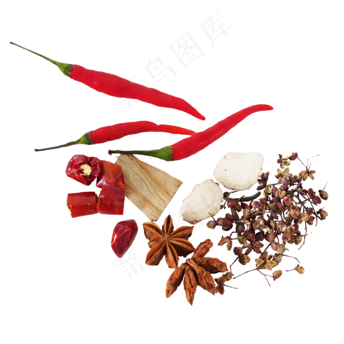 彩色炒菜调料,免抠元素(3000*3000px 300 dpi )