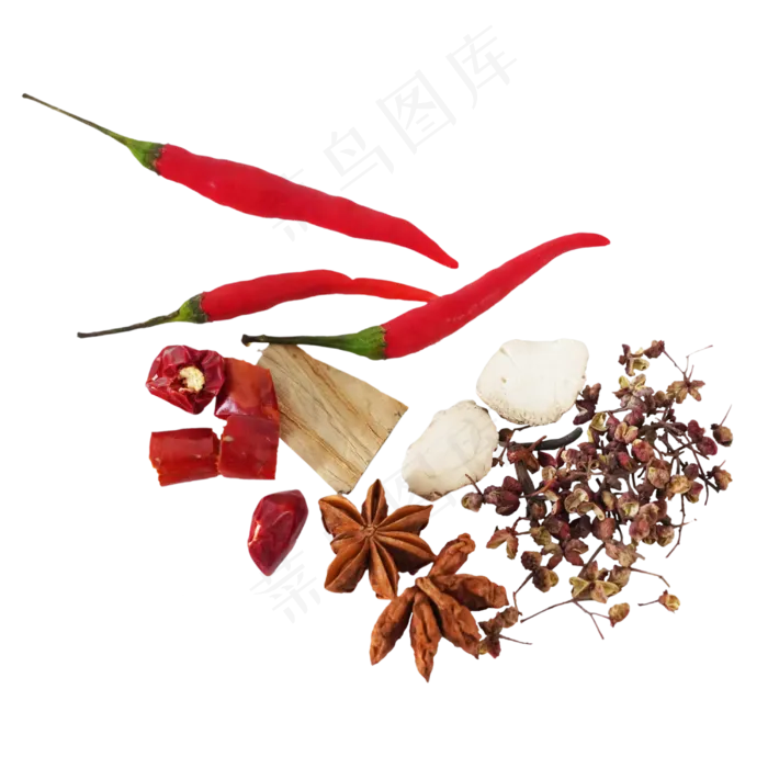 彩色炒菜调料,免抠元素(3000*3000px 300 dpi )