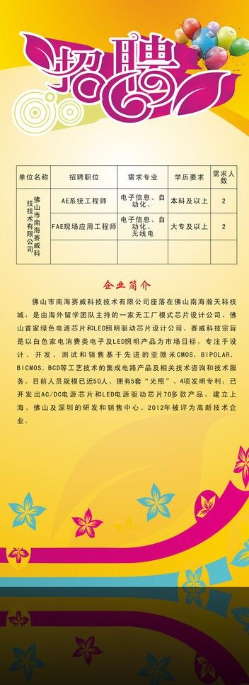 招聘展架图片cdr矢量模版下载