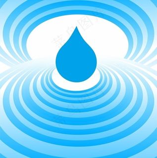 水纹水滴图片