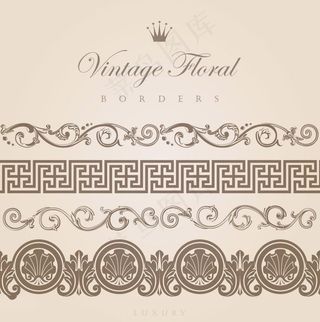 中式花纹图片矢量图免费下载