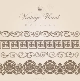 中式花纹图片矢量图免费下载