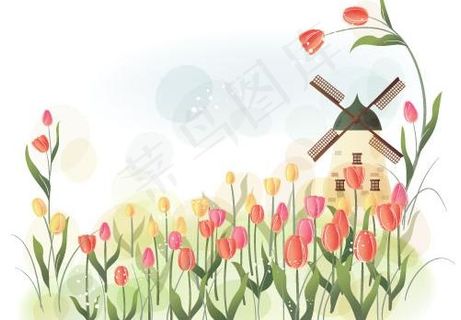 韩国植物装饰边框矢量图30