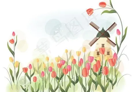 韩国植物装饰边框矢量图30