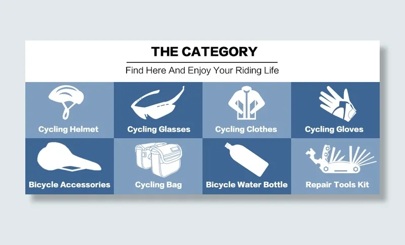 骑行类目图标psd模版下载