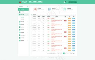 系统管理后台UI图片