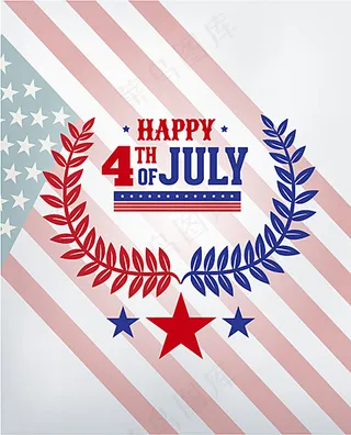 矢量美国独立日
