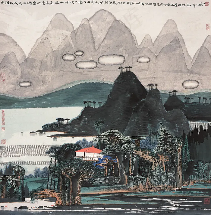 好个依山傍水居