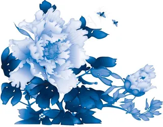 青花瓷花纹花卉