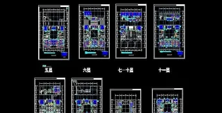 十一层毛细管网空调系统平面图
