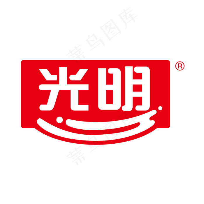 红色光明logo标识