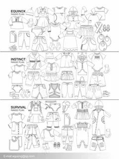 童装设计模板图片