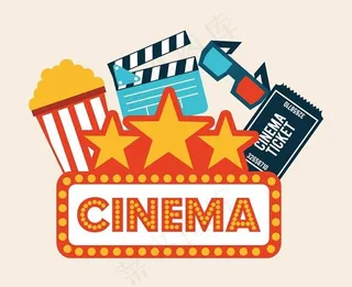 电影元素电影院图片