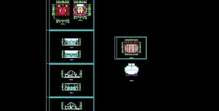 双拼二层小型别墅设计方案图16x1...