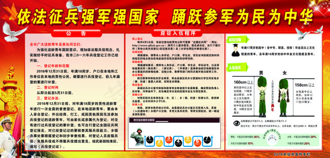 踊跃参军为民为中华(7654X3685(DPI:72))psd模版下载