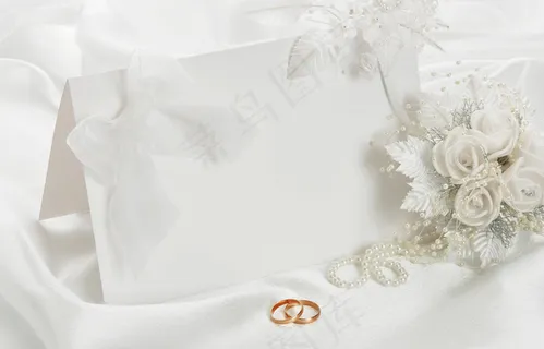 婚礼贺卡与戒指图片 婚礼贺卡与戒指图片