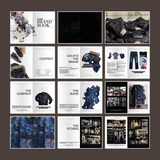 牛仔裤服装画册