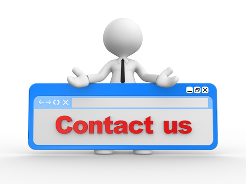 3D小人蓝色展板高清图片