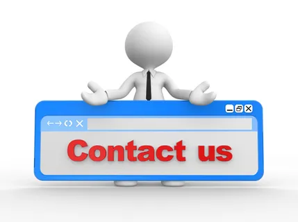 3D小人蓝色展板高清图片